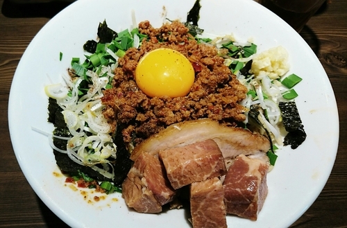 「(月曜日限定)台湾細まぜそば」@つけ麺 一燈の写真