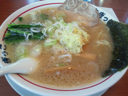 「生姜ラーメン（醤油） 650円」@ラーメンねぎっこ 北福島店の写真