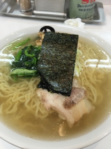 「朝ラー大盛り(限定25食細麺)@600」@伊藤商店 多賀城店の写真