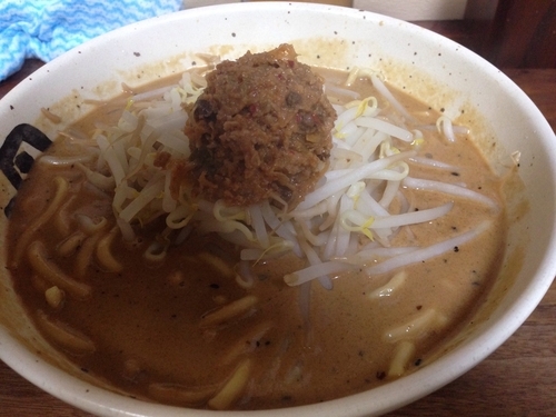 「焦がし味噌麺」@丹行味素 北新横浜本店の写真