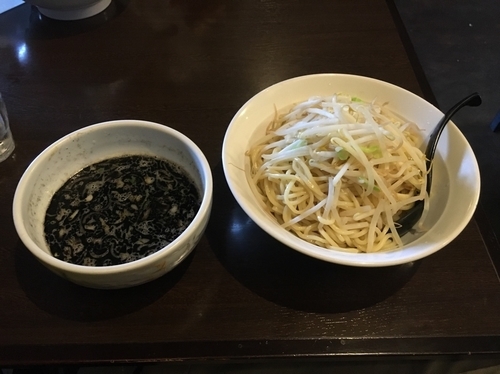 「ブラック味噌つけ麺（大盛り）」@らーめんの円熟屋 大里店の写真