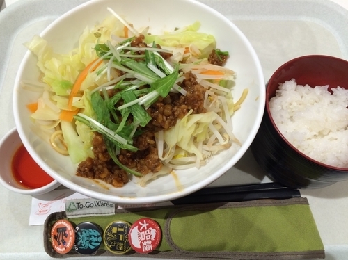 「まぜ辛めん」@長崎ちゃんぽん リンガーハット イオン茨木店の写真