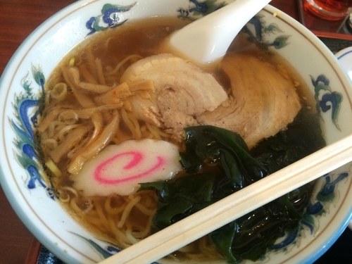 「半チャン・ラーメン【900円】」@中華料理 大むらの写真