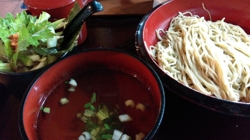 「セロリつけ麺」@イツワ製麺所食堂の写真