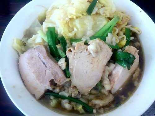 「みそラーメン（小）750円」@立呑 絶好鳥の写真