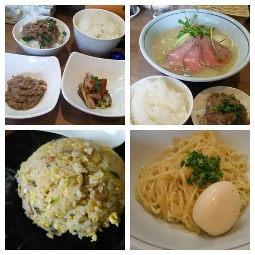 「【限定】牛香るマタ塩SOBA大盛り＋チャーハン」@麺家 Shumen Doushiの写真