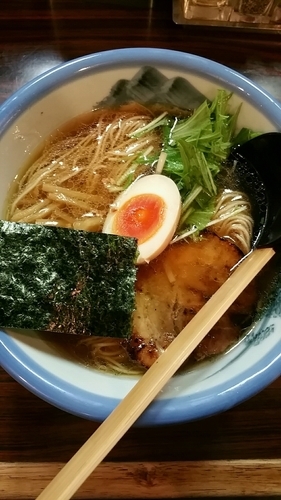 「醤油らーめん」@AFURI 恵比寿の写真