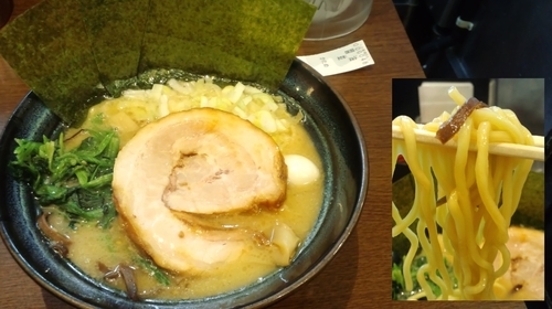 「醤油豚骨固め780円」@松壱家 戸塚店の写真