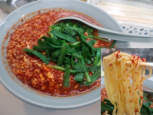 「ニラタンタンメン大盛大辛950円」@元祖ニュータンタンメン本舗 根岸店の写真