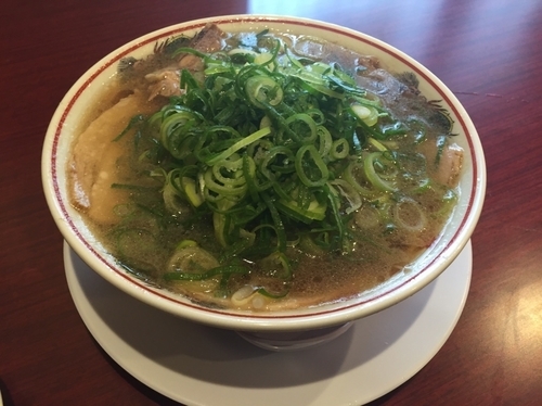 「ラーメン並 ネギ多目」@本家第一旭 たかばし本店の写真
