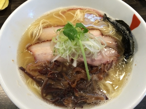 「塩ラーメン  大盛り」@燵家製麺の写真