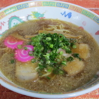 豚骨醤油ラーメン￥６００