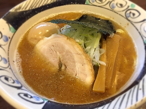 「煮干しそば＋味玉」@中華そば 秋生の写真