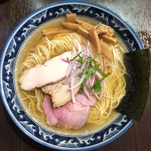 「3月限定 塩煮干しそば」@麺処 さとう 桜新町店の写真