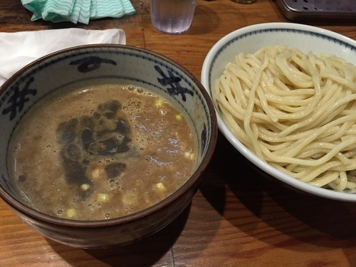 「濃厚煮干しつけ麺(360g)」@月と鼈の写真