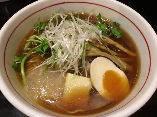 「【限定】鯖節しょうゆラーメン+ふき味噌チャーシュー丼」@酒麺房 さの屋の写真