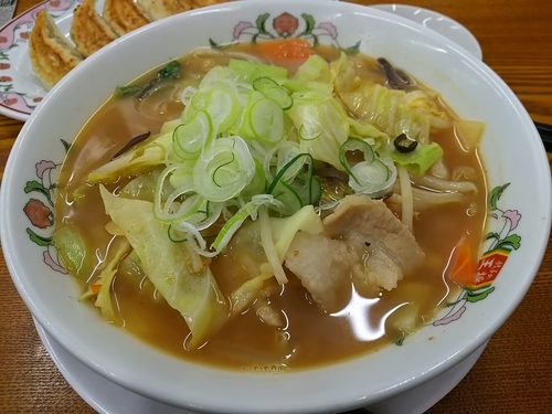 「【限定】野菜煮込みラーメン　＋餃子：試食券」@餃子の王将 松本島内店の写真