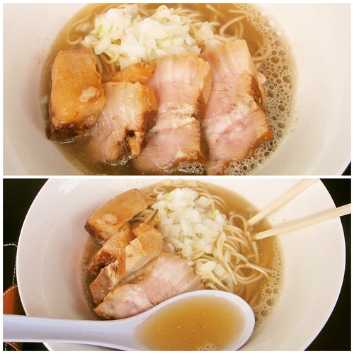 「肉中華そば（塩）700円」@煮干乱舞の写真