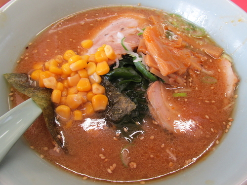 「味噌ラーメン(少なめ)　「730円」」@ラーメンショップ 藤岡店の写真