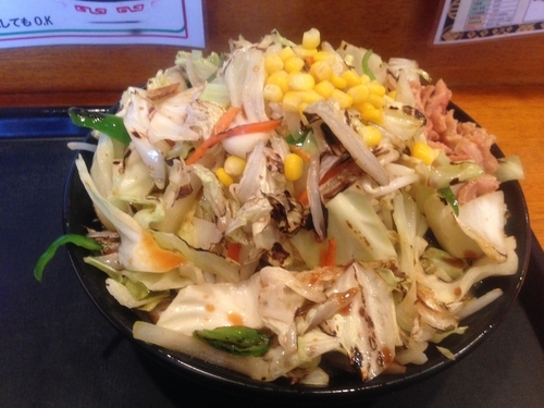 「野菜テッポウラーメン 四川塩」@バガボンド 東バイパス店の写真