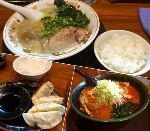 「函館塩らーめん¥700+ランチセット¥150(餃子3個+小ライス」@北海道らーめん 味源 小平店の写真