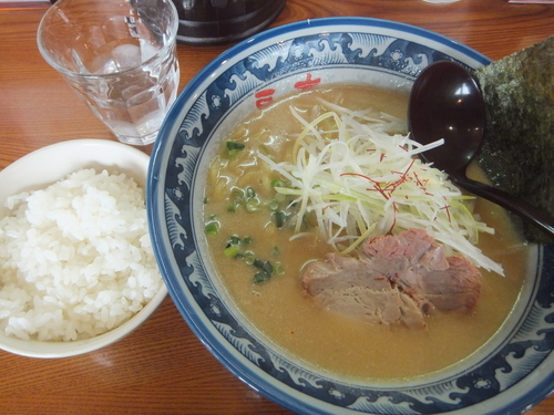 「小樽味噌ラーメン720円＆ライス110円(ランパス540円)」@小樽らーめん豆の木 我孫子店の写真