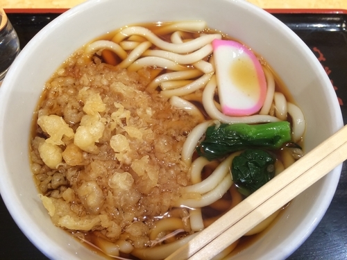 「たぬきうどん【310円】」@小諸そば 東五反田店の写真