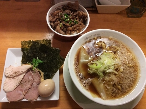 「アハハ煮干特製つけそば」@中華そば ムタヒロ 大阪福島店の写真