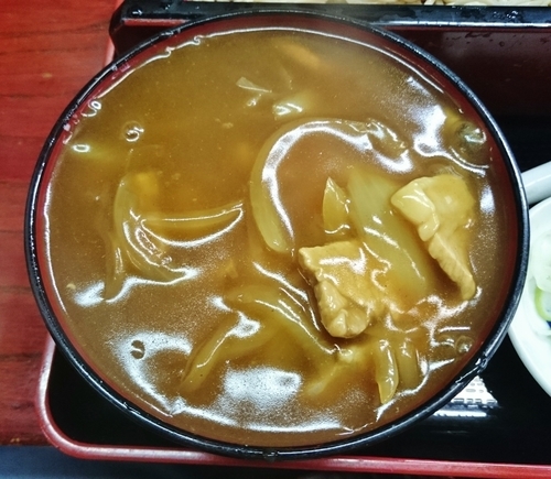 「カレー丼＆そばセット 880円」@東嶋屋の写真