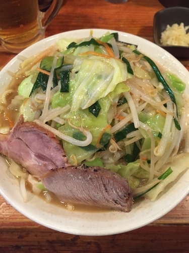 「濃菜麺、野菜大盛り、ニンニク」@濃菜麺 井の庄の写真