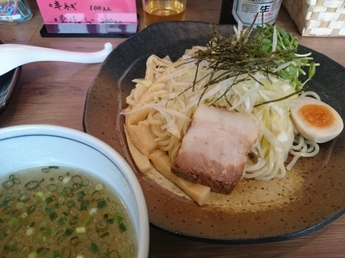 「塩つけSOBA730円＋チャーハン＆ビール」@麺家 Shumen Doushiの写真