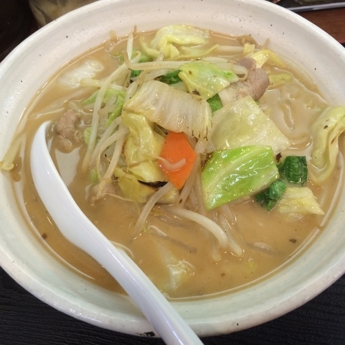 「期間限定たっぷり野菜ソバ 950円」@汐屋 まる長 水天宮店の写真