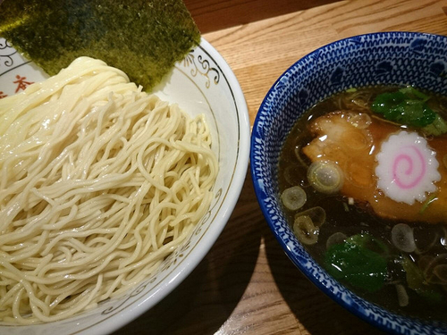 「清湯（しょうゆ）つけそば」@つけそば 神田勝本の写真