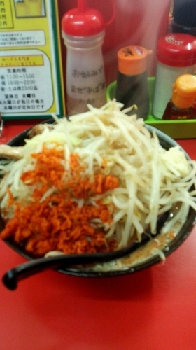 「D野菜極太麺780円」@ぬ〜どる専門店 バカみたいに愛してたの写真