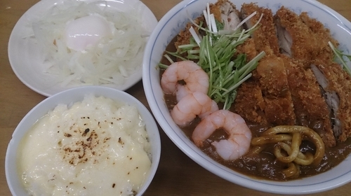 「【弥生の一杯】カレーぶっかけC(極チキンカツ)」@MENYA 食い味の道有楽の写真