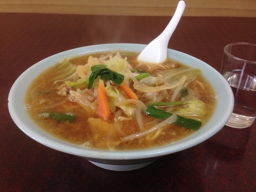 「みそラーメン（大盛り）720円＋80円」@定食たかしたの写真