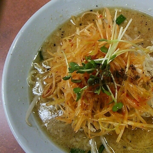 「ねぎ味噌ラーメン」@くるまやラーメン 吹上店の写真