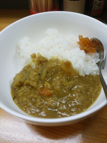 「セットカレー250円」@もも家の写真