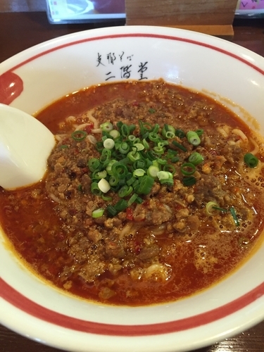 「赤そば 780円」@支那そば 二階堂の写真