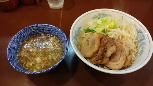 「塩つけ麺、豚増し」@らーめん陸の写真