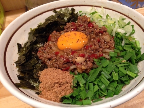 「台湾まぜそば」@秋葉原ラーメン わいずの写真
