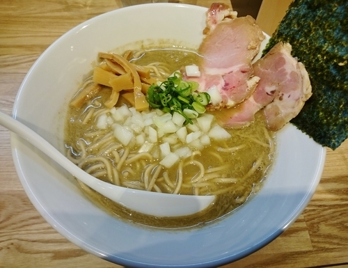 「煮干らーめん 750円」@らーめん 改の写真