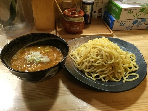「味噌つけ麺（中盛り）」@つけ麺屋 やすべえ 秋葉原店の写真