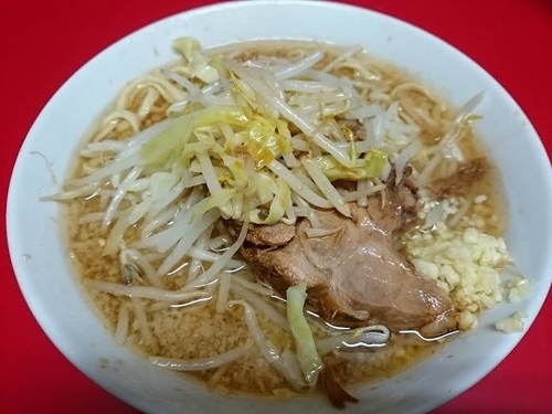 「ミニラーメン ￥600」@ラーメン二郎 西台駅前店の写真