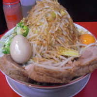 まぜそば大+全マシ+味玉+豚２枚追加