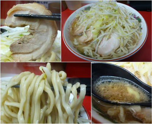 「ラーメン（麵かため）¥690」@ラーメン二郎 湘南藤沢店の写真