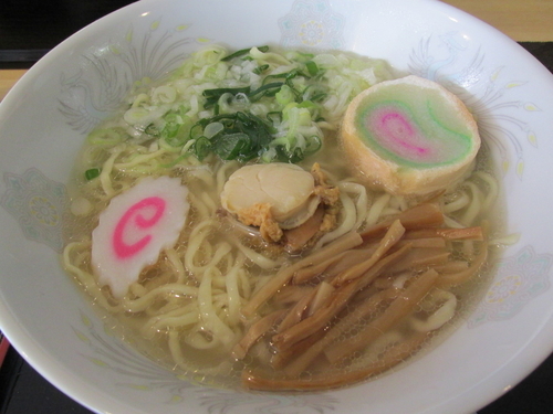 「元祖帆立らーめん（塩）　「850円」」@宗谷岬 間宮堂の写真