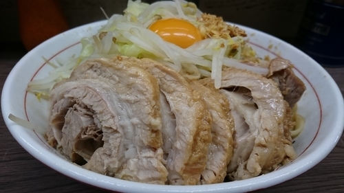 「汁なし　小豚」@ラーメン二郎 横浜関内店の写真