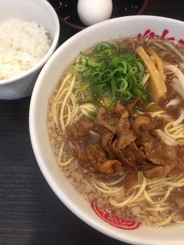 「中華そば、小ライス」@徳島中華そば 徳福 神田店の写真
