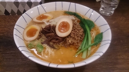 「辛味噌担担麺＋味玉」@麺恋処 き楽の写真